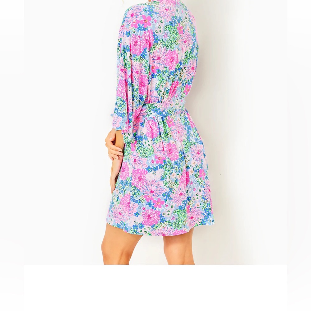 NWOT- ELAINE KNIT ROBE, MULTI LIL SOIREE ALL - Picture 2 of 2